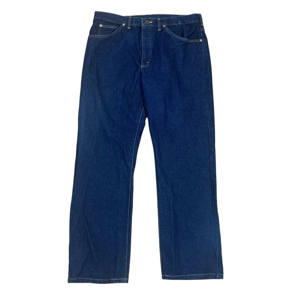 New Vintage Lee Regular Straight Jeans 38x30 (Fits 34x30) 100% Cotton USA Made